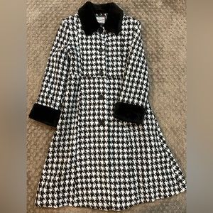 ROTHSCHILD Houndstooth Wool Coat NWOT